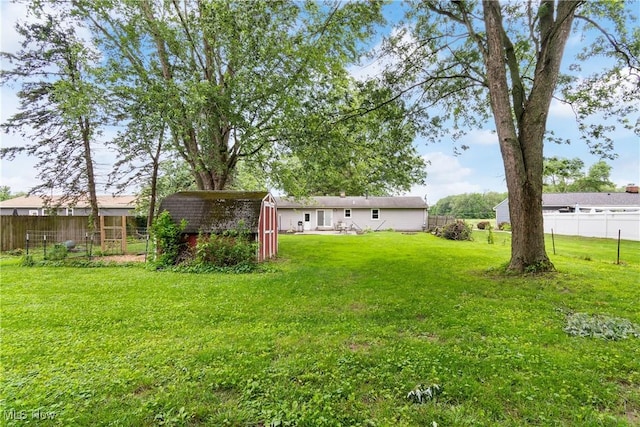 8132 Arlington Ave NW, North Canton, OH 44720 - view of yard featuring a shed