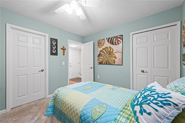 7152 Rippling Brook Ln, Concord, OH 44060 - bedroom with carpet floors, a closet, and ceiling fan