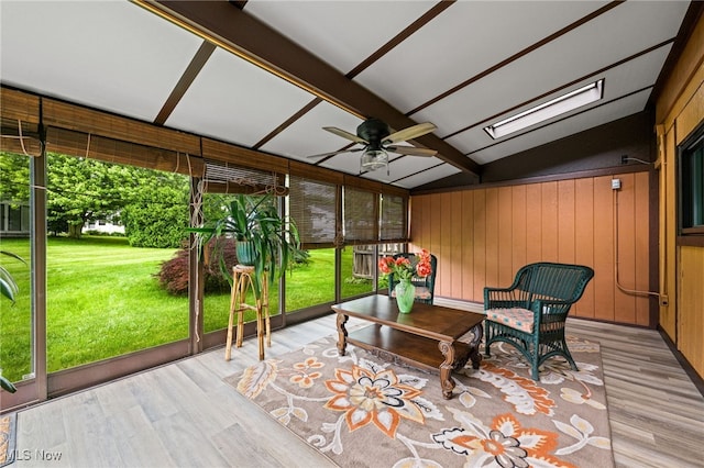 7152 Rippling Brook Ln, Concord, OH 44060 - sunroom featuring a skylight