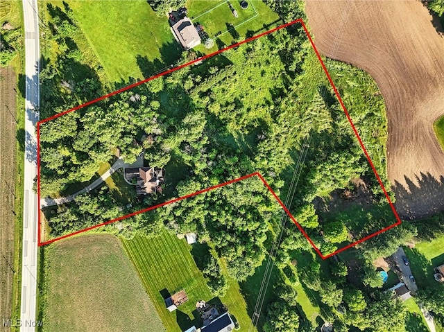 8025 Wadsworth Rd, Wadsworth, OH 44281 - aerial view of property's location with property boundaries highlighted