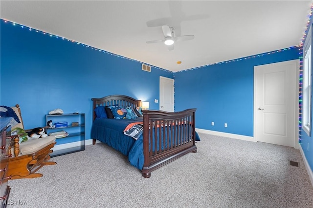 905 Braemar Cir, North Canton, OH 44720 - bedroom featuring carpet and a ceiling fan