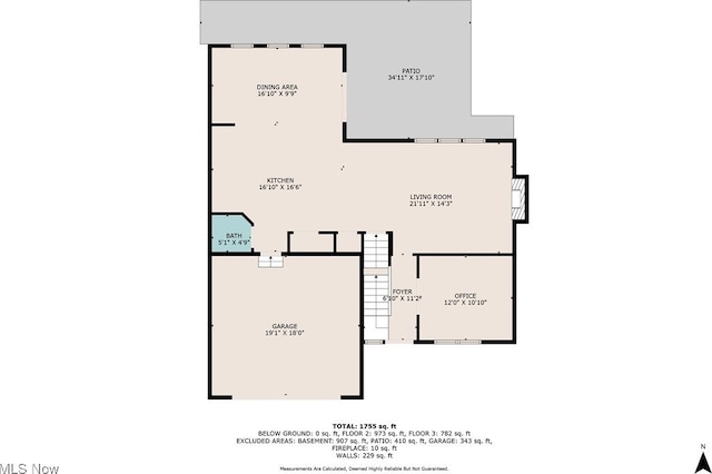 3990 Abigail Dr, Lorain, OH 44053 - view of room layout