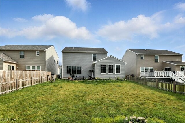 3990 Abigail Dr, Lorain, OH 44053 - back of house with a fenced backyard