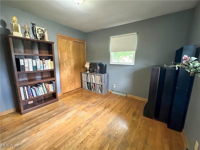 344 17th St NW, Barberton, OH 44203 - misc room with wood finished floors and baseboards