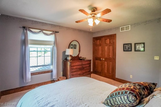 3020 Crookston Ln, Clinton, OH 44216 - bedroom featuring ceiling fan and baseboards