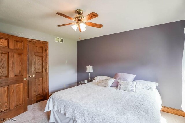 3020 Crookston Ln, Clinton, OH 44216 - bedroom featuring a ceiling fan