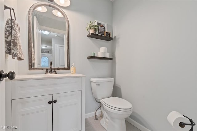 7287 Fayette Blvd, Chippewa Lake, OH 44215 - bathroom with baseboards and vanity