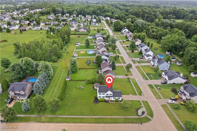 7287 Fayette Blvd, Chippewa Lake, OH 44215 - aerial view of property's location with nearby suburban area