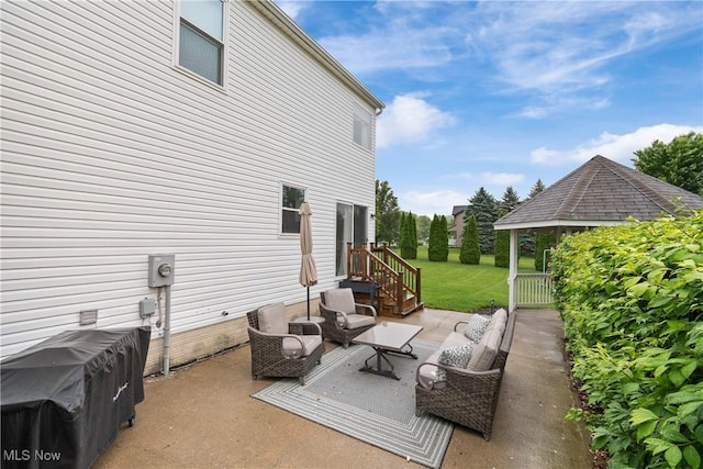 7287 Fayette Blvd, Chippewa Lake, OH 44215 - view of patio