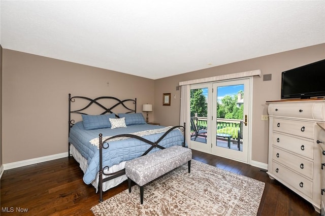 5277 Foxchase Ave NW, Canton, OH 44718 - bedroom featuring access to outside and dark wood-style floors