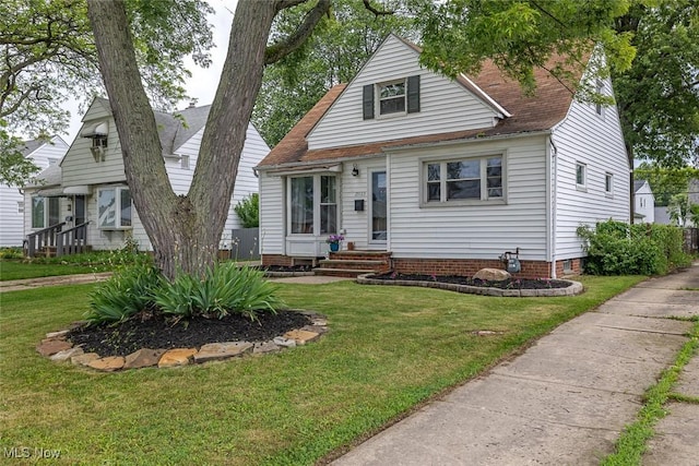 29123 Homewood Dr, Wickliffe, OH 44092 - view of front of house with a front lawn and entry steps