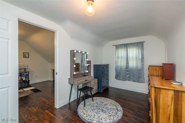 29123 Homewood Dr, Wickliffe, OH 44092 - bedroom with vaulted ceiling and wood finished floors
