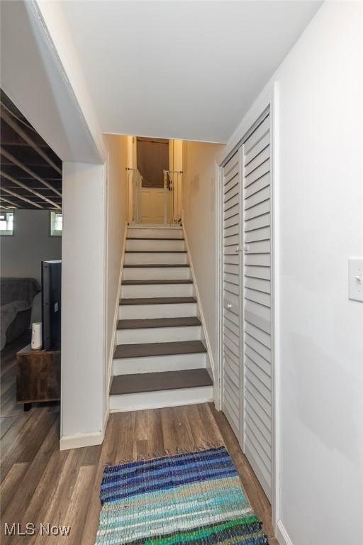 29123 Homewood Dr, Wickliffe, OH 44092 - stairs with wood finished floors