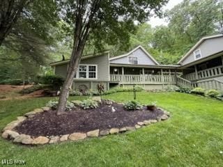 2461 Trailwood Dr SW, Carrollton, OH 44615 - back of house featuring a yard