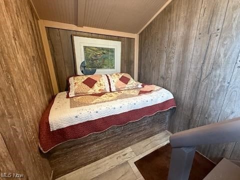 2461 Trailwood Dr SW, Carrollton, OH 44615 - bedroom featuring wooden walls