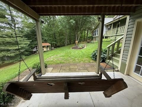 2461 Trailwood Dr SW, Carrollton, OH 44615 - view of patio