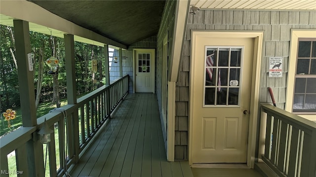 2461 Trailwood Dr SW, Carrollton, OH 44615 - view of wooden porch