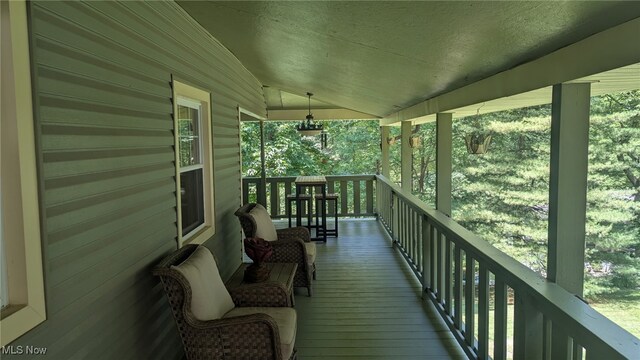 2461 Trailwood Dr SW, Carrollton, OH 44615 - view of wooden porch
