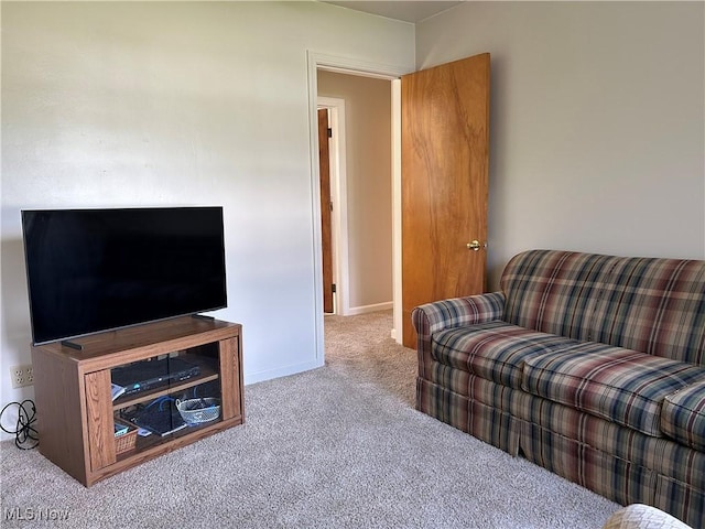 145 Marcia Dr, Austintown, OH 44515 - living area featuring carpet floors and baseboards