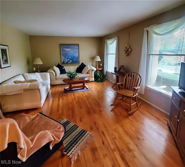 2919 Inwood Dr NW, Massillon, OH 44646 - living room with light wood-style flooring