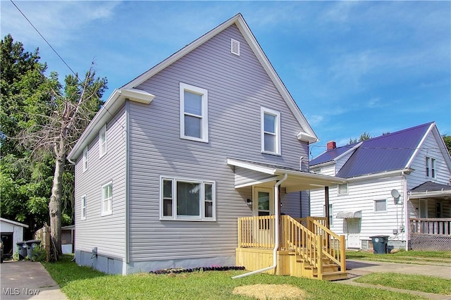 1213 Mckinley Ave, Akron, OH 44306 - view of front facade