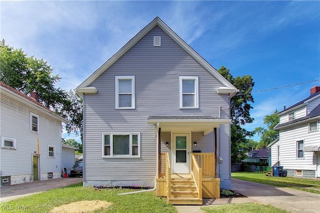 1213 Mckinley Ave, Akron, OH 44306 - view of front of home featuring a front yard