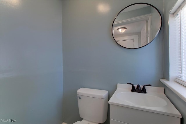 1213 Mckinley Ave, Akron, OH 44306 - half bathroom featuring vanity and toilet