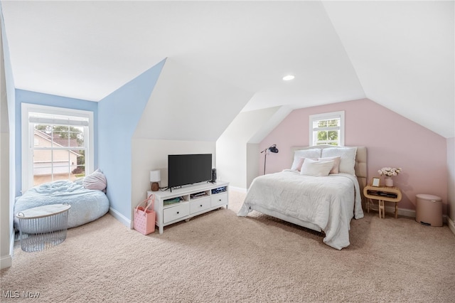2940 Londonbury St NW, Uniontown, OH 44685 - carpeted bedroom with lofted ceiling and baseboards