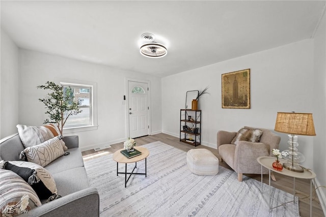 85 Pocantico Ave, Akron, OH 44312 - living room with wood finished floors and baseboards