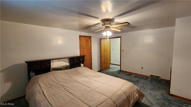 138 Marsha St, Weirton, WV 26062 - bedroom featuring carpet flooring and ceiling fan