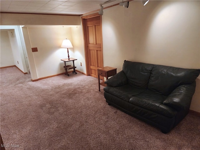 3336 Daleford Rd, Shaker Heights, OH 44120 - living room with carpet floors and baseboards