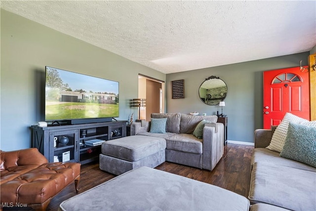 11576 Peach Glen Ave NW, Uniontown, OH 44685 - living room with wood finished floors and a textured ceiling
