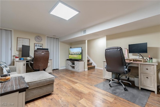 11576 Peach Glen Ave NW, Uniontown, OH 44685 - office area with light wood-style flooring