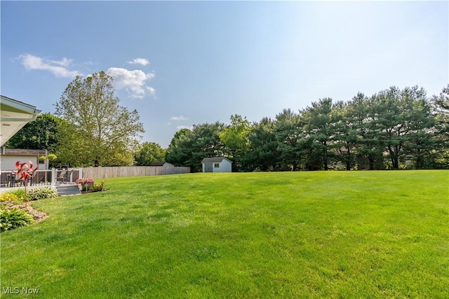 11576 Peach Glen Ave NW, Uniontown, OH 44685 - view of yard featuring a storage unit