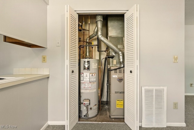 3820 Twin Pines Dr Unit 8A, Uniontown, OH 44685 - utility room with water heater