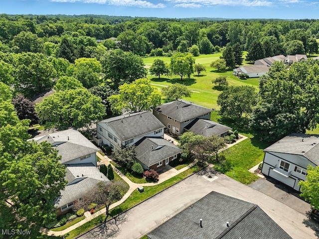 3820 Twin Pines Dr Unit 8A, Uniontown, OH 44685 - aerial view of residential area featuring a forest