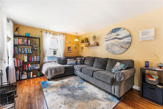2026 34th St NW, Canton, OH 44709 - living room with wood finished floors