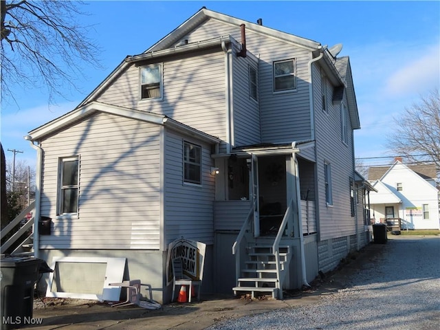 274 Wheeler St, Akron, OH 44304 - rear view of house
