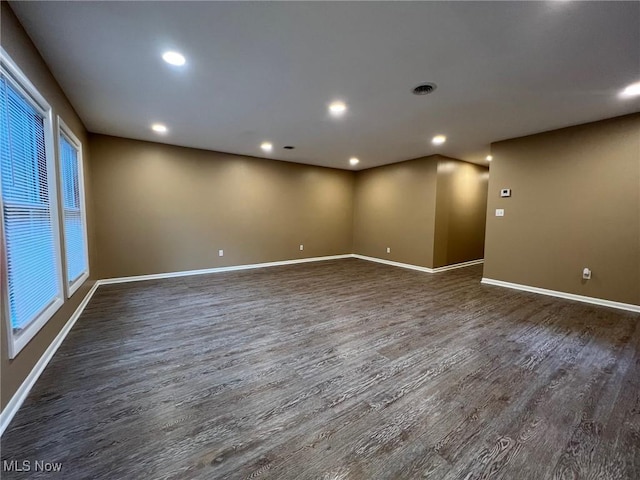 213 Turner Dr, Chardon, OH 44024 - unfurnished room featuring dark wood finished floors and recessed lighting