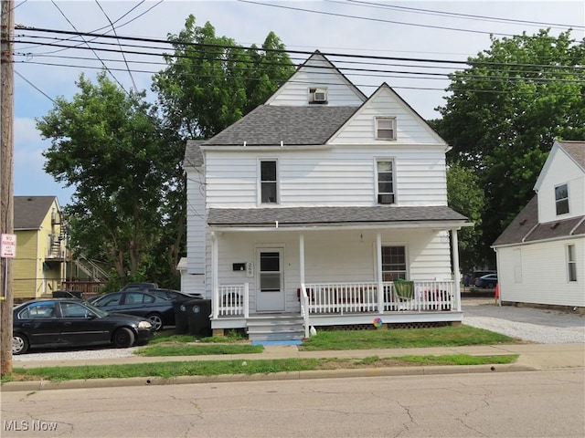 269 Wheeler St, Akron, OH 44304 - traditional style home featuring roof with shingles and covered porch
