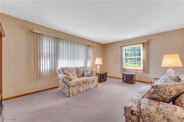 93 Olalla Ave, Tallmadge, OH 44278 - living room with carpet and baseboards