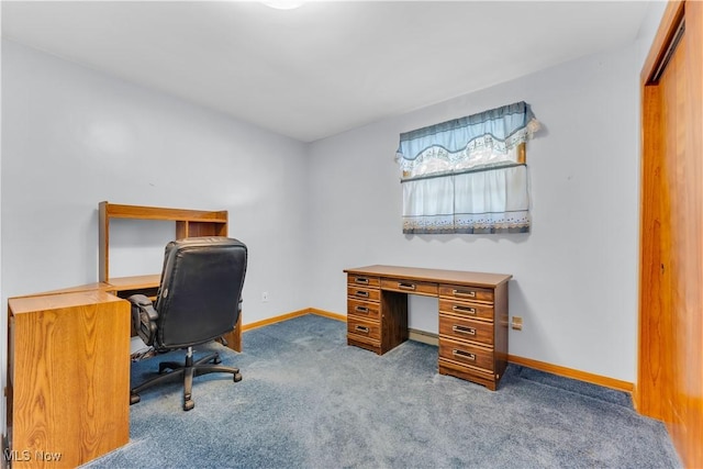 93 Olalla Ave, Tallmadge, OH 44278 - office area with carpet and baseboards