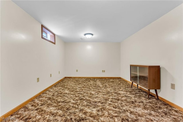 93 Olalla Ave, Tallmadge, OH 44278 - below grade area with baseboards and carpet floors