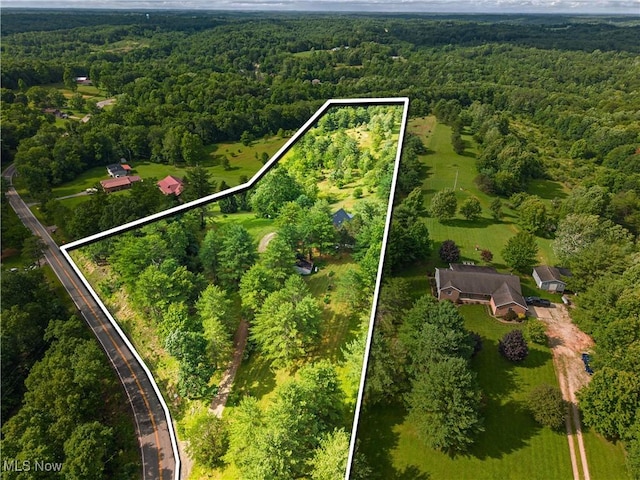 9246 State Route 555, Cutler, OH 45724 - view of property location featuring a heavily wooded area and property boundaries highlighted
