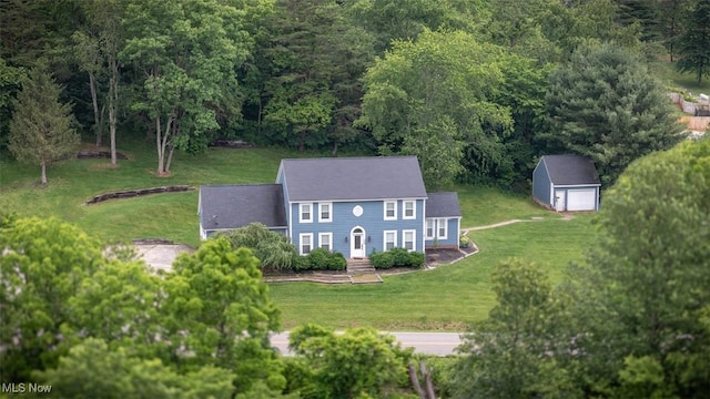 1310 Oxbow Rd, Belpre, OH 45714 - view from above of property with a forest