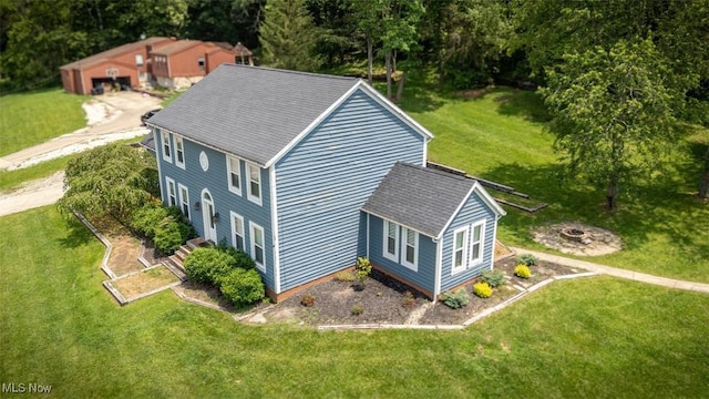 1310 Oxbow Rd, Belpre, OH 45714 - aerial view of property and surrounding area