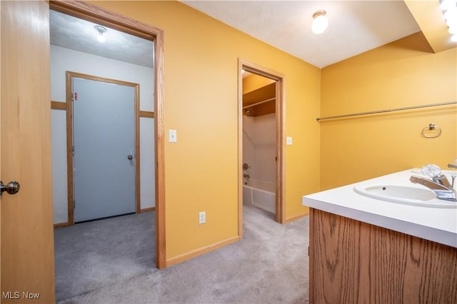 3355 Waterford Rd, New Waterford, OH 44445 - bathroom with vanity and baseboards