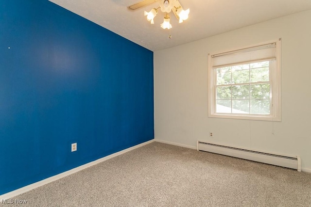 3 Meadowlawn Dr Unit 13, Mentor, OH 44060 - carpeted empty room featuring baseboard heating and a ceiling fan