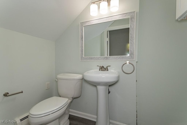 3 Meadowlawn Dr Unit 13, Mentor, OH 44060 - half bath with vaulted ceiling and a baseboard heating unit