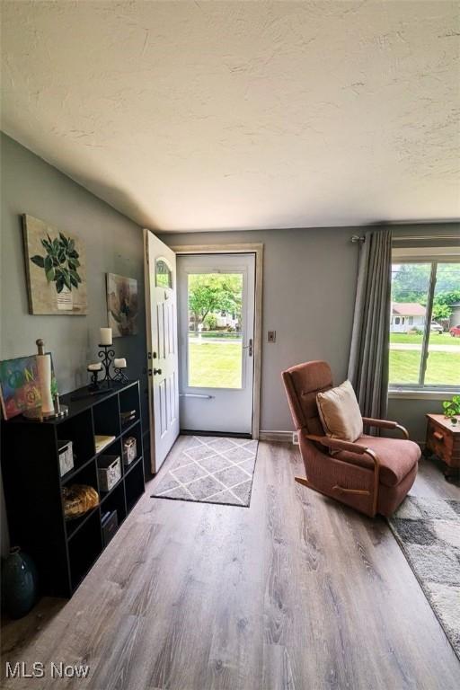 6323 Olive Ave, North Ridgeville, OH 44039 - foyer with wood finished floors and baseboards